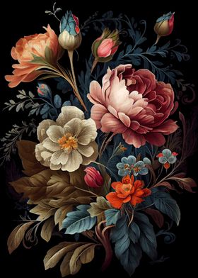 Botanical Flower Paintings