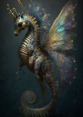 Seahorse and Butterfly