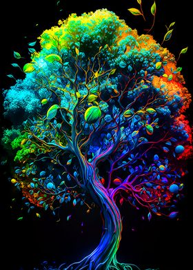 Tree Colorful