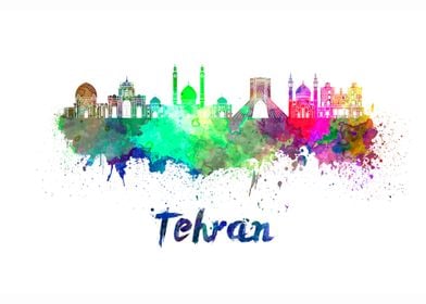 Tehran skyline