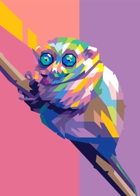 Tarsius Pop Art