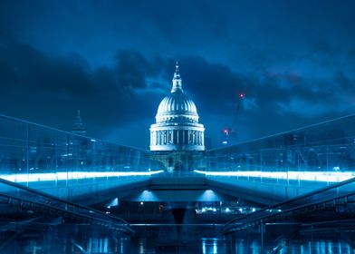 St Pauls At Night