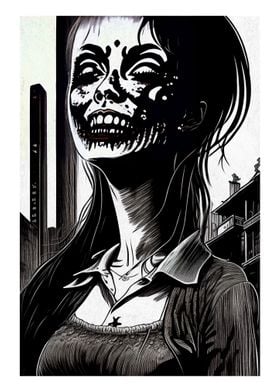 zombie woman