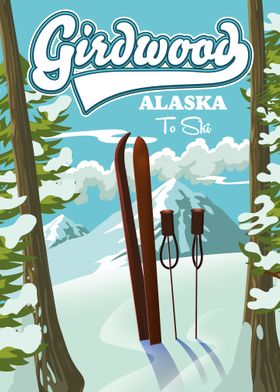 Girdwood Alaska to ski