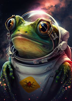 frog space astronaut