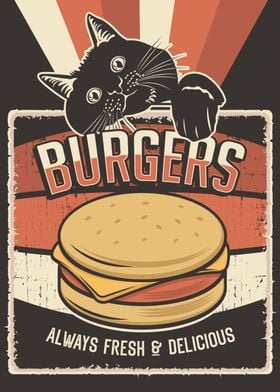 Cat and Burgers