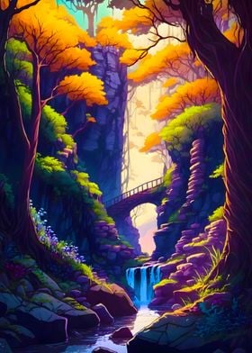 Magical Jungle Forest Art