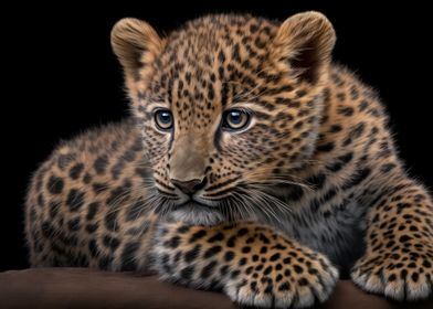 Baby leopard