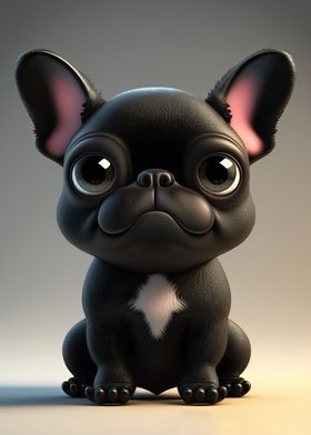 French Bulldog Cartoon