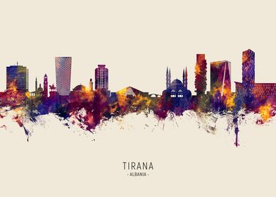 Tirana Skyline Albania