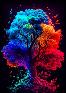 Tree Colorful