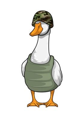 Duck Soldier Helmet