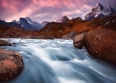 Streams in High Country