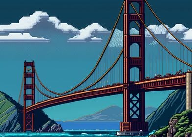 16bit Golden Gate Bridge 2