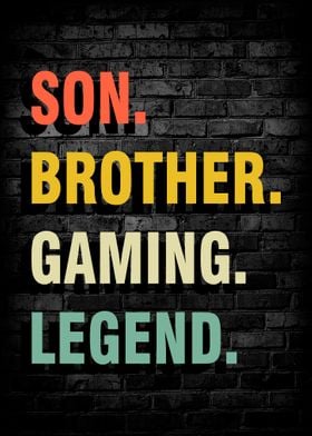 son brother gaming legend