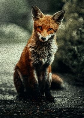 fox oil panting