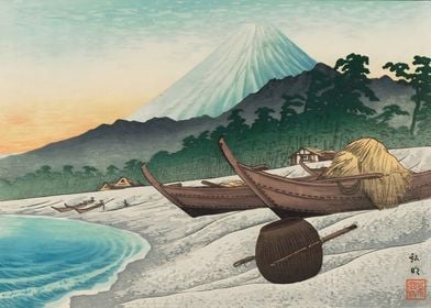 Ukiyo e Senbonhama Beach