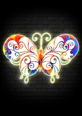 Butterfly neon 