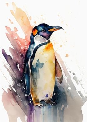 Penguin Watercolor