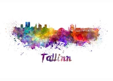 Tallinn skyline