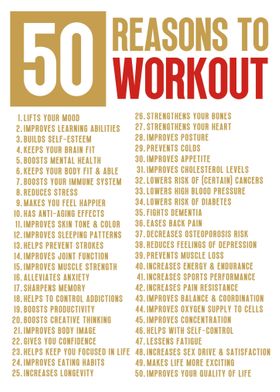 50 Reason to Workout