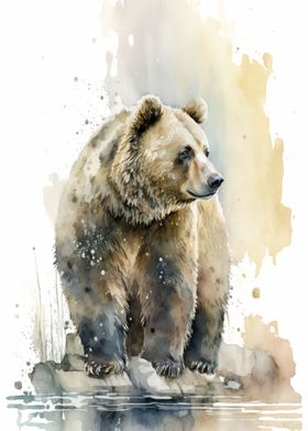 Bear Watercolor