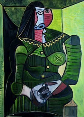 woman in green 1944