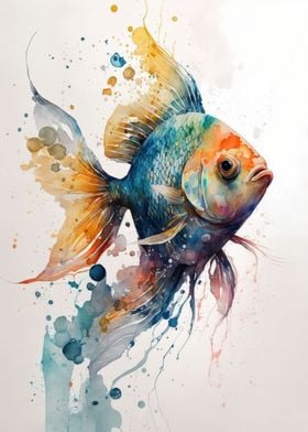 Fish Watercolor