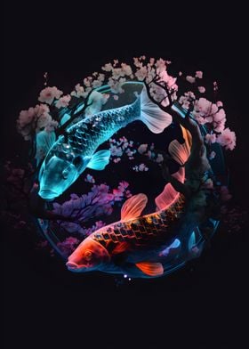 Koi fish Neon