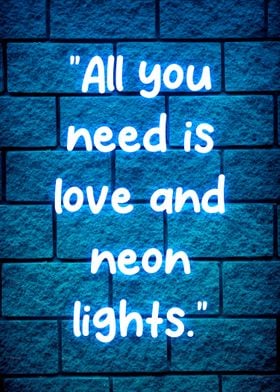 neon quotes 