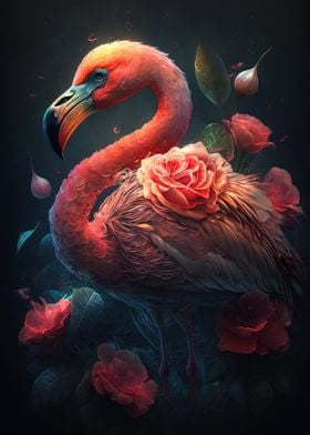 Flower Flamingo