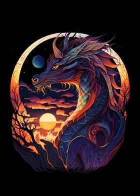 dragon colorful