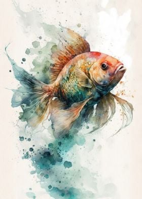 Fish Watercolor