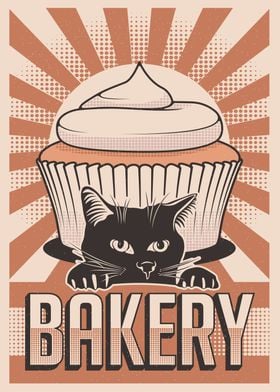 Cupcake Bakery and cat