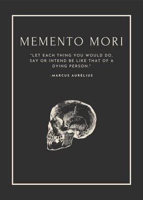 Memento Mori Stoic Quote