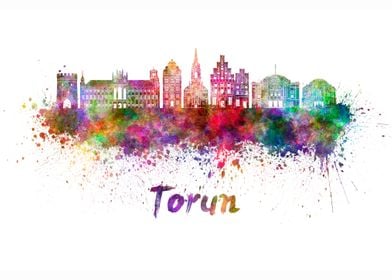 Torun skyline