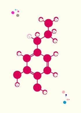 Dopamine Molecule