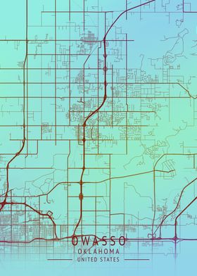 Owasso Oklahoma City Map