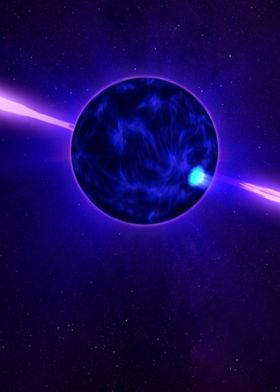 A neutron star a pulsar