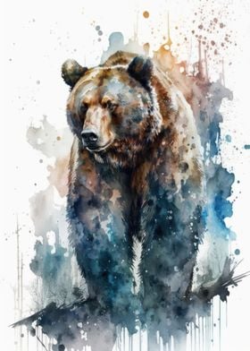 Bear Watercolor