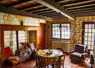 Rustic dining room