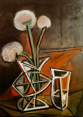 vase with flowers 1943