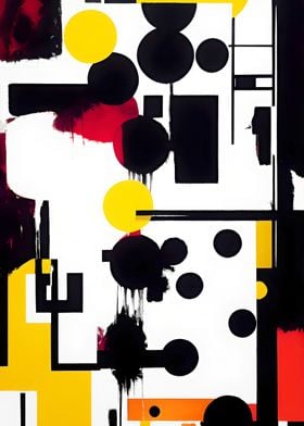 Abstract Bauhaus Painting