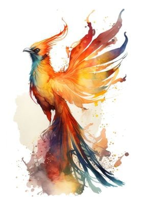 Phoenix Watercolor