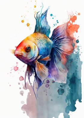 Fish Watercolor