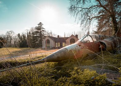 Abandoned house of pilot