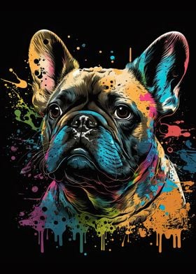 French Bulldog Watercolor