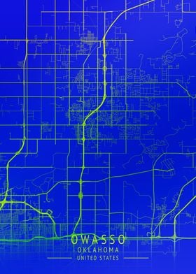 Owasso Oklahoma City Map