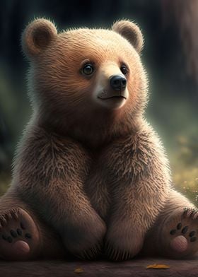 baby bear cute