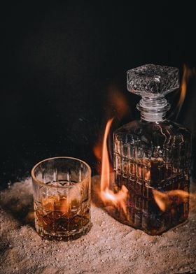 Bourbon flames